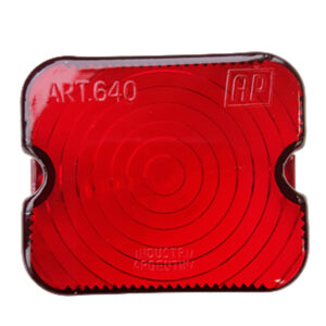 LENTES DELIMITADOR CUADRADO 5/15 W COLOR ROJO AP-640 M