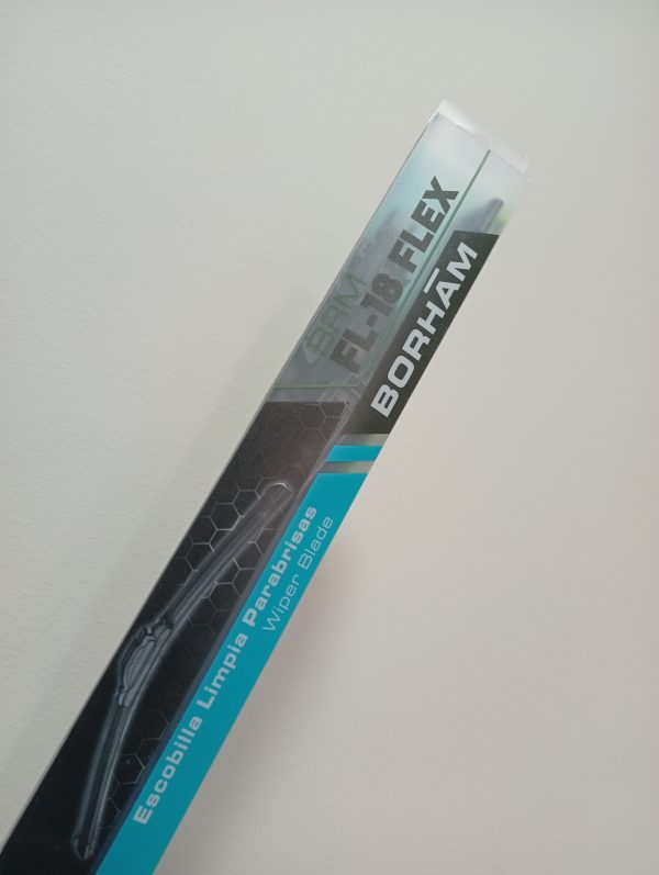 Escobilla Limpia Parabirsas 18" / 450mm BORHAM "BRM FL-18 FLEX" x 1 unidad - Imagen 2