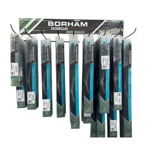 Escobilla Limpia Parabirsas 24" / 600mm BORHAM "BRM FL-24 FLEX" x 1 unidad
